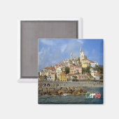 LGR092 CERVO, Ligurien, Italien, Europa, Kühlschra Magnet (Vorderseite/Rückseite)