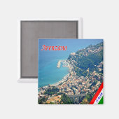 LGR097 ARENZANO, Ligurien, Italien, Kühlschrank Magnet (Vorderseite/Rückseite)