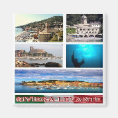 LGR102 GENOA, Ligurien, Italien, Kühlschrank Magnet (Vorne)