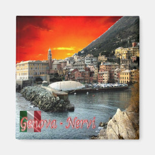 LGR123 NERVI, Italien, Ligurien, Kühlschrank Magnet