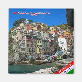 LGR134 RIOMAGGIORE, Cinque Terre, Italien, Kühlsch Magnet (Vorne)