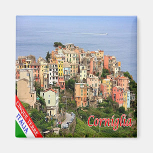 LGR136 CORNIGLIA Cinque Terre, Italien, Kühlschran Magnet