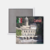 LGR140 CAMOGLI, Ligurien, Italien, Kühlschrank Magnet (Vorderseite/Rückseite)