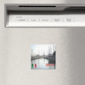 LGR148 GENOA Port, Ligurien, Italien, Kühlschrank Magnet (In Situ (Geschirrspüler))