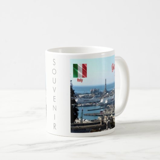 LGR150 GENOA PORT, Ligurien, Italien, Kaffeetasse (VorderseiteRechts)