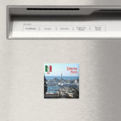 LGR150 GENOA PORT, Ligurien, Italien, Kühlschrank Magnet (In Situ (Geschirrspüler))