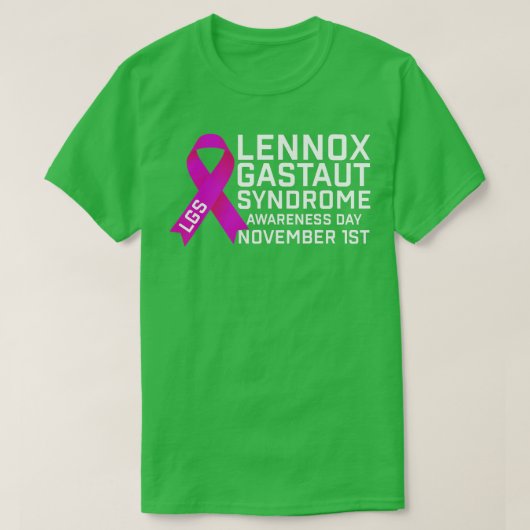 LGS Awareness Day Lennox Gastaut Syndrome Awarenes T-Shirt (Design vorne)