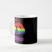 LGt Fischen Rollen stolz Gay Angler Retro Que Pri Kaffeetasse (Vorderseite Links)