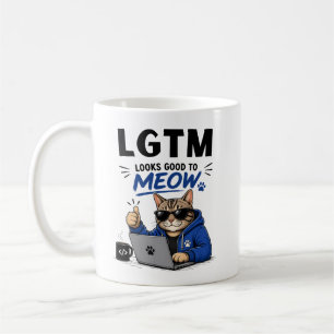 LGTM Sieht gut für mich aus Kaffeetasse