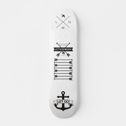LGW Tri Logo Skateboard (Vorne)