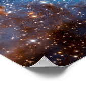 LH 95 Star Forming Region - Hubble Space Foto Poster (Ecke)