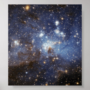 LH 95 stellar Kinderzimmer Weltraumfotografie Poster