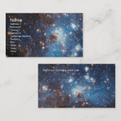 LH 95 Sternenbildende Region NASA Visitenkarte (Vorne/Hinten)