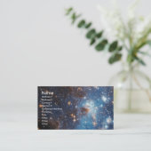 LH 95 Sternenbildende Region NASA Visitenkarte (Stehend Vorderseite)