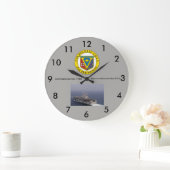 LHA-5 USS Peleliu wall clock Große Wanduhr (Zuhause)