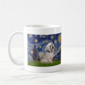 Lhasa Apso 10 - Starry Night Kaffeetasse (Links)
