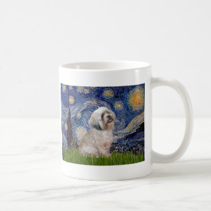 Lhasa Apso 10 - Starry Night Kaffeetasse