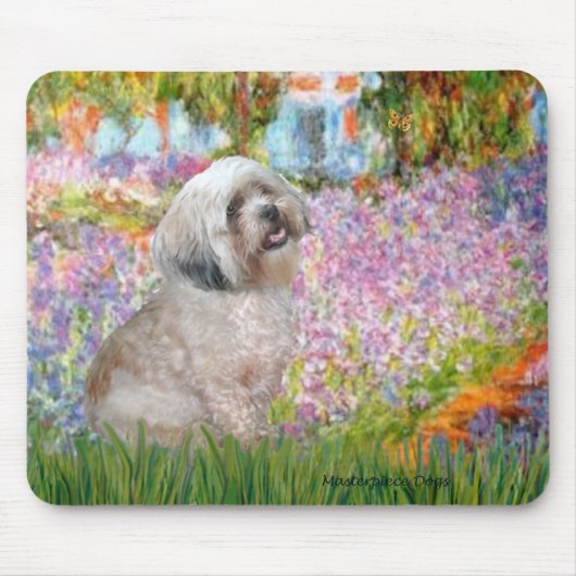 Lhasa Apso 20 - Garten Mousepad (Vorne)