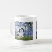 Lhasa Apso 2 - Lilies 6 Kaffeetasse (Vorderseite Links)