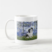 Lhasa Apso 2 - Lilies 6 Kaffeetasse (Links)