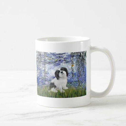Lhasa Apso 2 - Lilies 6 Kaffeetasse (Rechts)