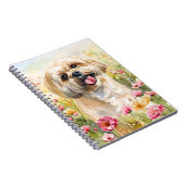 Lhasa Apso Aquarell-Tagebuch Notizblock (Rechte Seite)