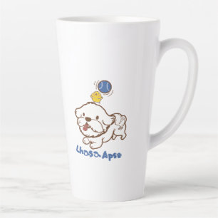 Lhasa apso bubu und kleine Hühnerguagua Milchtasse