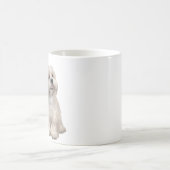 Lhasa Apso (C) - Hellgold Kaffeetasse (Mittel)