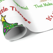 Lhasa Apso Christmas Geschenkpapier (Rolleneckpunkt)