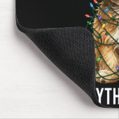 Lhasa Apso Christmas I'm Fine Everything Is Fine Mousepad (Ecke)