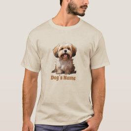 Lhasa Apso Color Silhouette T-Shirt