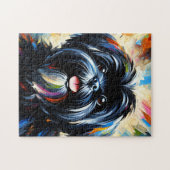 Lhasa Apso Dog Akrylic Print Dog Lover Geschenk Puzzle (Horizontal)