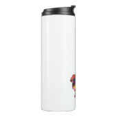 Lhasa Apso Dog Breed Geo Silhouette Multi Thermosbecher (Nach links gedreht)