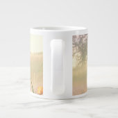 Lhasa Apso Dog High Schwanz Zuhause Jumbo-Tasse (Rückseite)