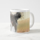 Lhasa Apso Dog High Schwanz Zuhause Jumbo-Tasse (Vorderseite Rechts)