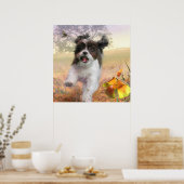 Lhasa Apso Dog HIGH SCHWANZ ZUHAUSE Poster (Küche)