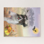 Lhasa Apso Dog High Schwanz Zuhause Puzzle (Horizontal)