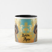 Lhasa Apso Dog Impressionistisch Paint Tasse (Zentrum)