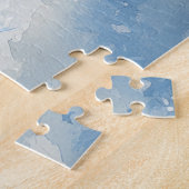 Lhasa Apso Dog in Sledge Let it Schnee Weihnachten Puzzle (Seite)