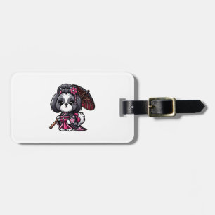 Lhasa Apso Dog Kimono Gepäckanhänger