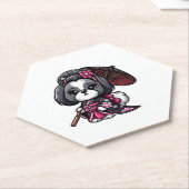 Lhasa Apso Dog Kimono Untersetzer (angewinkelt)