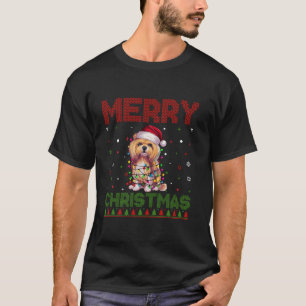 Lhasa Apso Dog liebt Weihnachtsmannmütze Funny Ugl T-Shirt