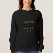 Lhasa Apso Dog Owners K9 Puppy Sweatshirt (Vorderseite)