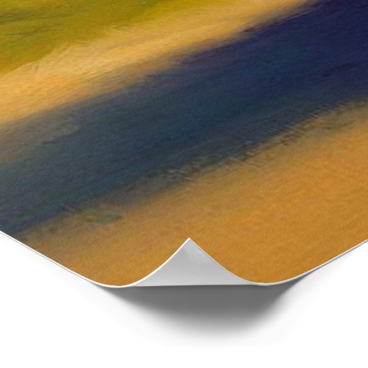 Lhasa Apso Dog Poster (Ecke)