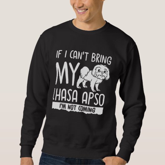Lhasa Apso Dog Puppies Owner 1 Sweatshirt (Vorderseite)