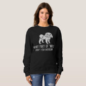 Lhasa Apso Dog Puppies Owner Sweatshirt (Vorne ganz)