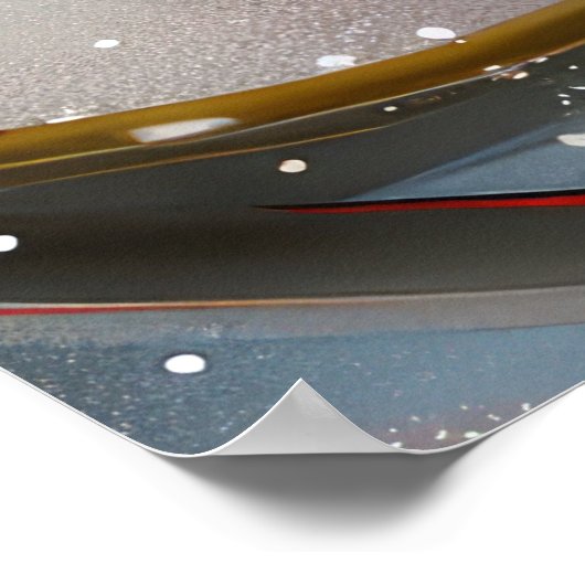 Lhasa Apso Dog Weihnachtsfest Poster (Ecke)