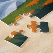 Lhasa Apso Dogs Pumpkin Halloween Funny Puzzle (Seite)