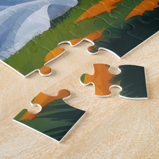 Lhasa Apso Dogs Pumpkin Halloween Funny Puzzle (Seite)