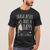 Lhasa Apso Dogs Redeem Me Happy T-Shirt (Vorderseite)